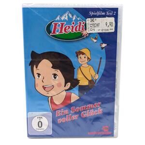 Heidi Ein Sommer Voller Glick DVD Sealed PAL Region 2 German Deutsch 1975 Anime